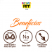 Petisco Caes Adult Bifinhos PowerDog Sab Carne Mamao Chia 60g