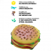 PET LATEX TOY COLOSSO HAMBURGUER HBE024 - 7 CM