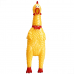 Brinquedo para Pets Frango de Borracha Mordedor Sonoro 40 cm