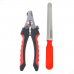 Kit Alicate Cortador de Unhas e Lixa p Caes e Gatos M 12x4cm