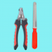Kit Alicate Cortador de Unhas e Lixa p Caes e Gatos M 12x4cm