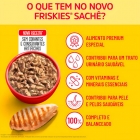 Kit 15 Sache Friskies Frango Ao Molho P/gatos Adultos - 85g