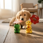 Kit 10 Brinquedos Mordedor Pet Colosso P/ Cachorro Com Apito