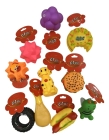 Kit 10 Brinquedos Mordedor Pet Colosso P/ Cachorro Com Apito